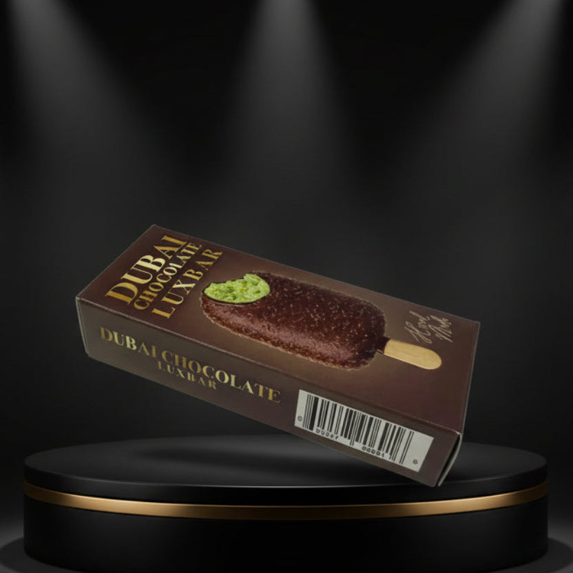 Dubai Chocolate LuxBar Popsicle Ice Cream