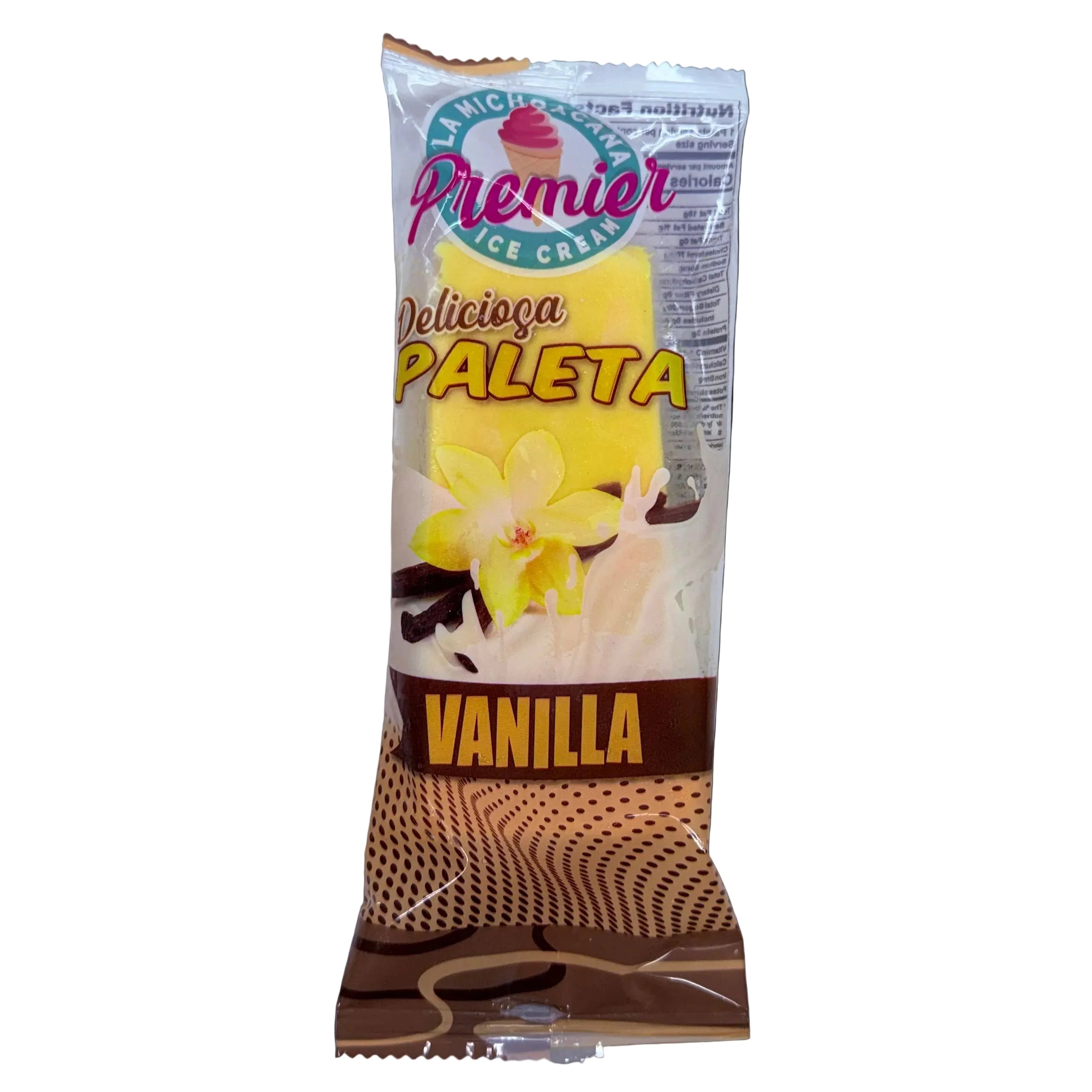 Vanilla Paletas Case 26 Pcs/Case