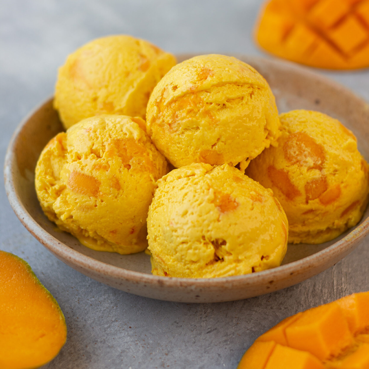 Mango Ice Cream Buckets 3 Gallons